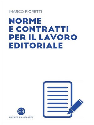 cover image of Norme e contratti per il lavoro editoriale